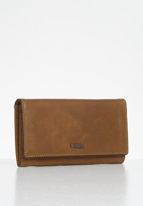 BUSBY - Zulu clutch purse - brown
