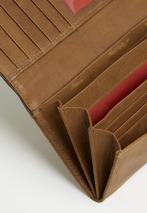 BUSBY - Zulu clutch purse - brown