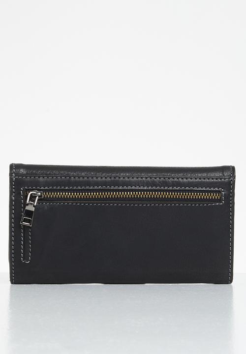 BUSBY - Zulu ladies clutch purse - black