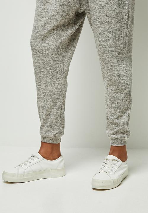 edit - Soft texture harem pants - oatmeal