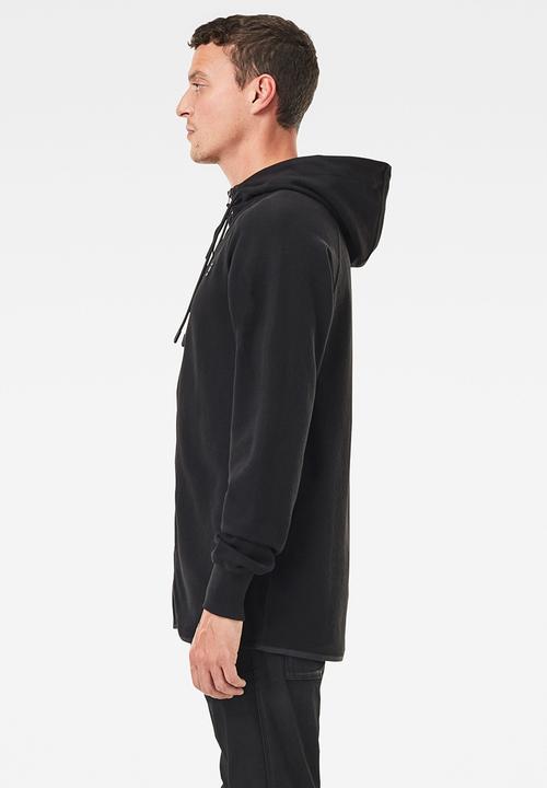 G-STAR - Tonal jirgi hood t l\s - dk black