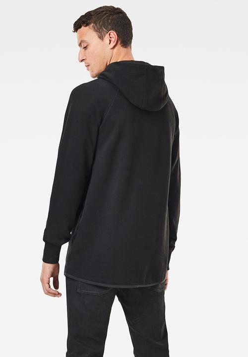 G-STAR - Tonal jirgi hood t l\s - dk black