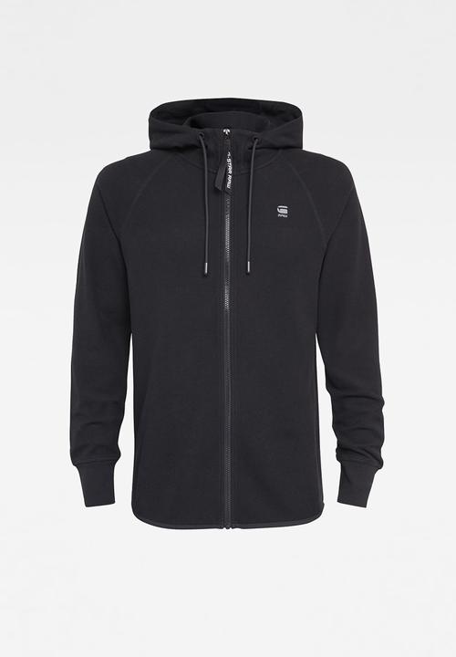 G-STAR - Tonal jirgi hood t l\s - dk black