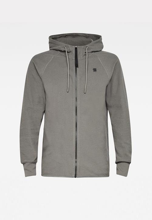 G-STAR - Tonal jirgi hood t l\s - gs grey