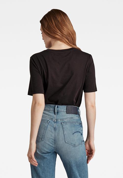 G-STAR - Originals label regular r t - black