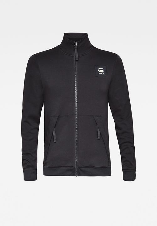 G-STAR - Zip through track tweeter l\s - dk black