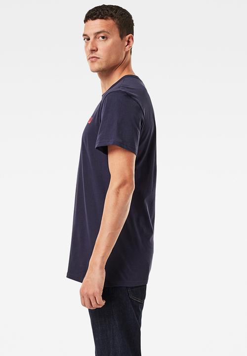 G-STAR - Graphic core straight r t s\s - sartho blue