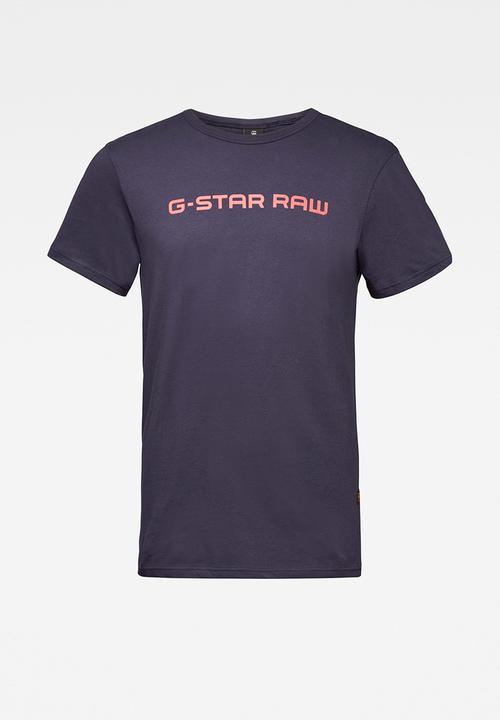 G-STAR - Graphic core straight r t s\s - sartho blue