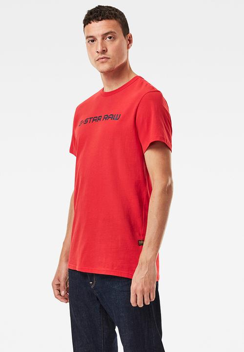 G-STAR - Graphic core straight r t s\s - flame