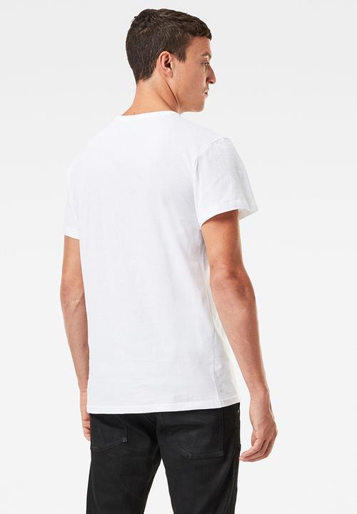 G-STAR - Graphic core straight r t s\s - white
