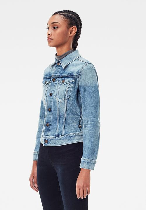 G-STAR - 3301 slim jacket - sun faded stone