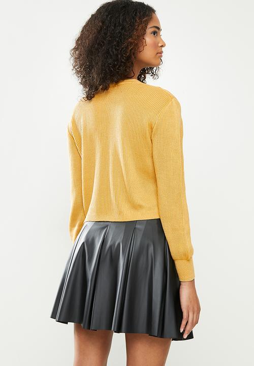 Blake - boxy pullover - yellow