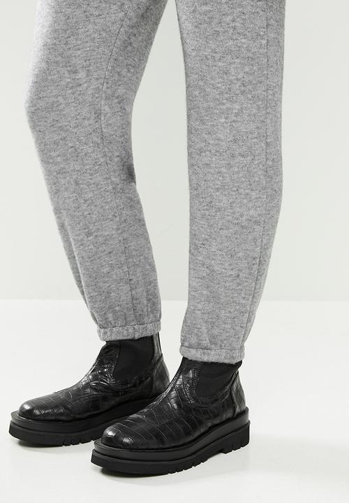 Blake - Premium soft touch hooded jumpsuit - grey