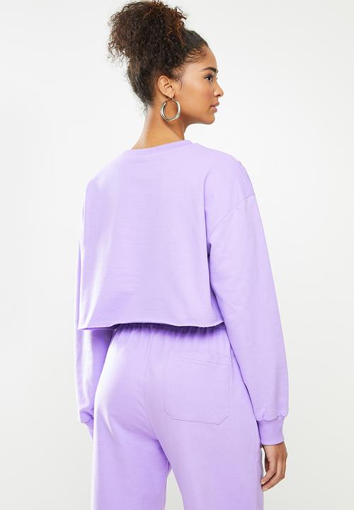 Blake - Cropped sweater - lilac 