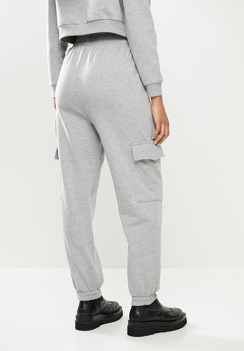 Blake - Fleece cargo jogger - grey 