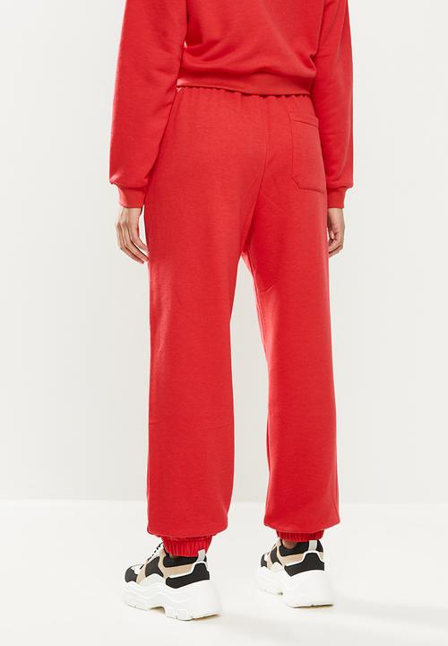 Blake - Slouchy jogger - red