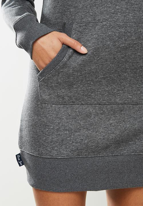 Aca Joe - Aca joe hooded dress - charcoal