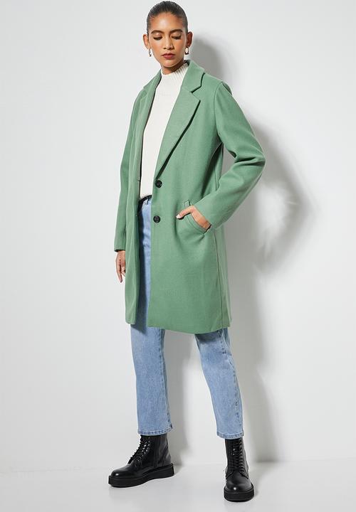 Superbalist - Blazer coat - deep sage