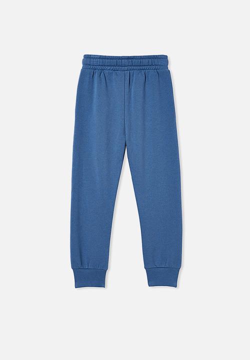 Cotton On - License slouch trackpant - blue