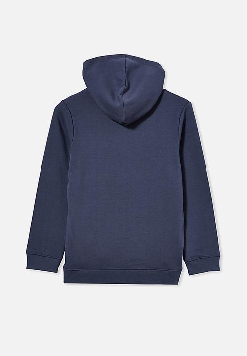 Cotton On - License free hoodie - lcn dis vintage navy /space mountain