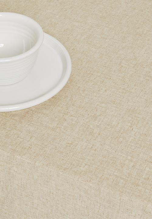 Sixth Floor - Patch tablecloth - white/red
