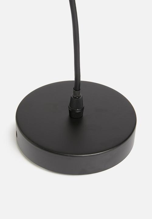 Sixth Floor - Terra wire pendant light - black