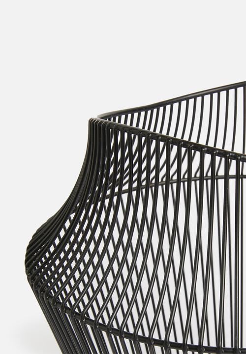 Sixth Floor - Terra wire table lamp - black