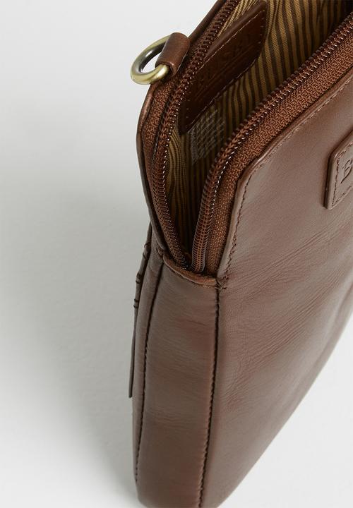 BUSBY - Jackie on the go crossbody - brown