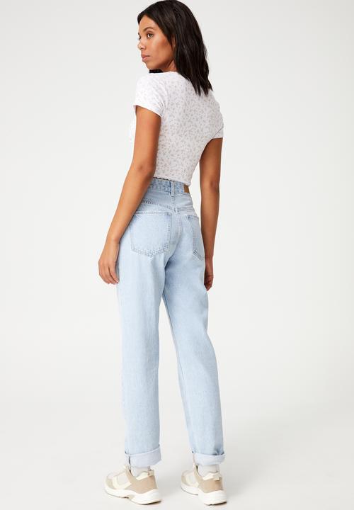 Cotton On - Keating short sleeve top - ditsy white