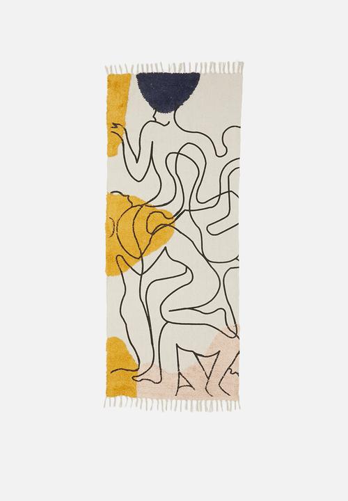 Sixth Floor - Forms tufted runner - multi