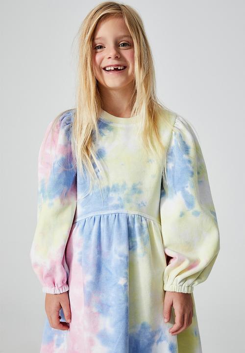 Cotton On - Flora long sleeve dress - multi