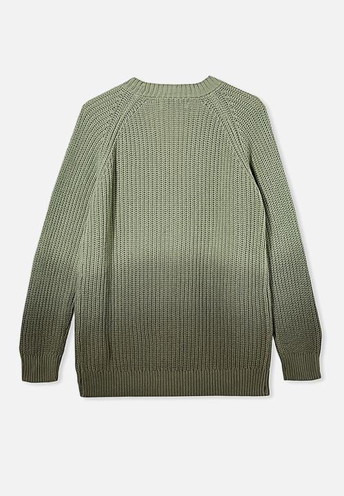 Cotton On - Billie knit cardigan - green