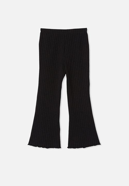 Cotton On - Francine flare pant - black 