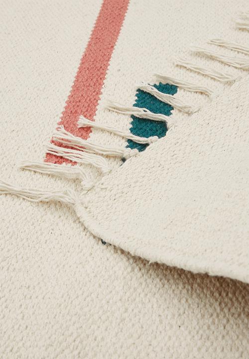 Sixth Floor - Rea dash woven rug - pink