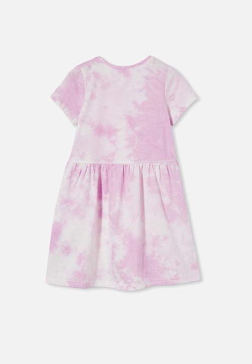 Cotton On - Freya short sleeve dress - pale violet