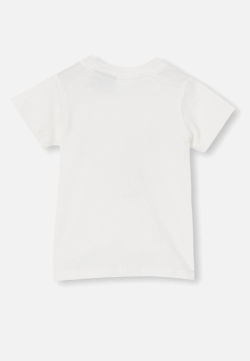 Cotton On - Jamie short sleeve tee - license - white 