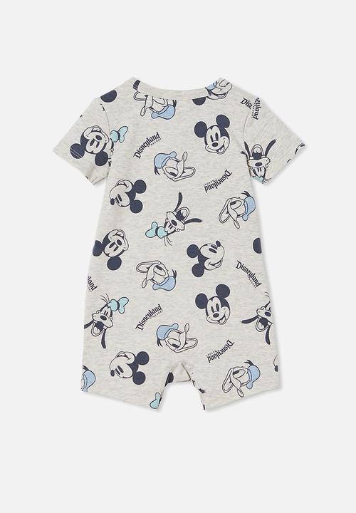 Cotton On - The short sleeve romper license - grey