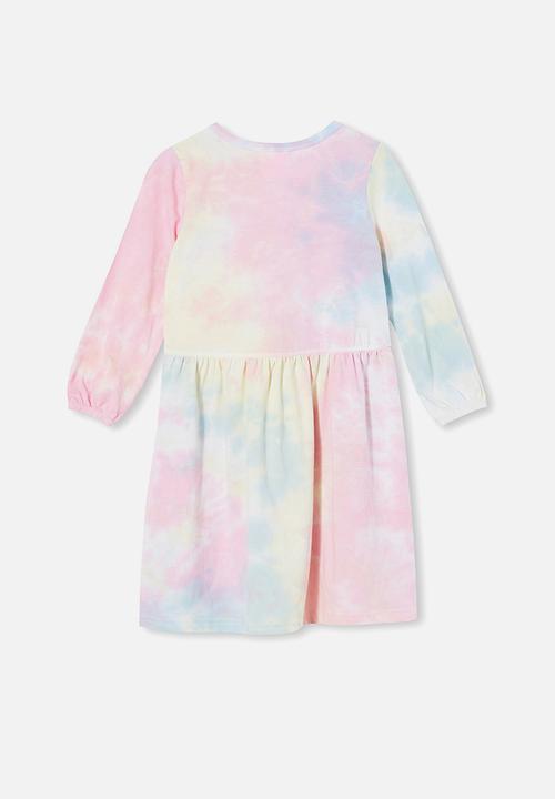 Cotton On - Savannah long sleeve dress - multi 