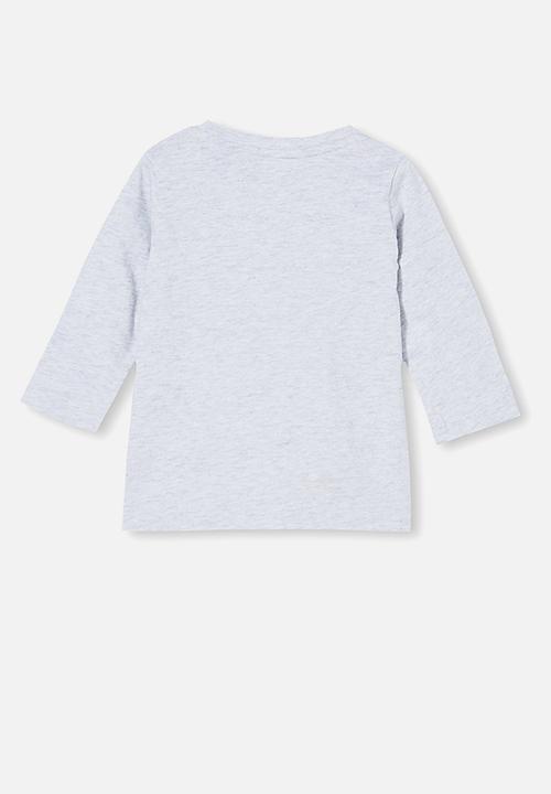 Cotton On - Jamie long sleeve tee - license - light grey 