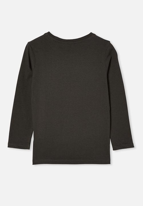 Cotton On - Penelope long sleeve tee - black