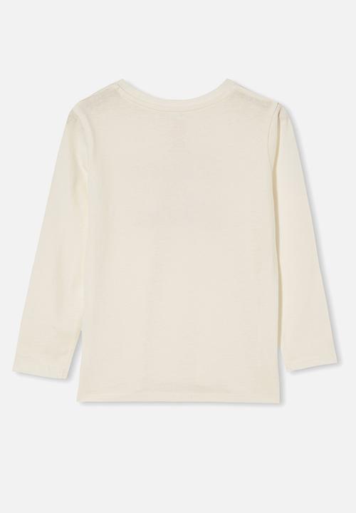 Cotton On - Penelope long sleeve tee - vanilla/future is female
