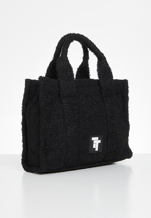 Tom Tom - Teddy tote bag - black