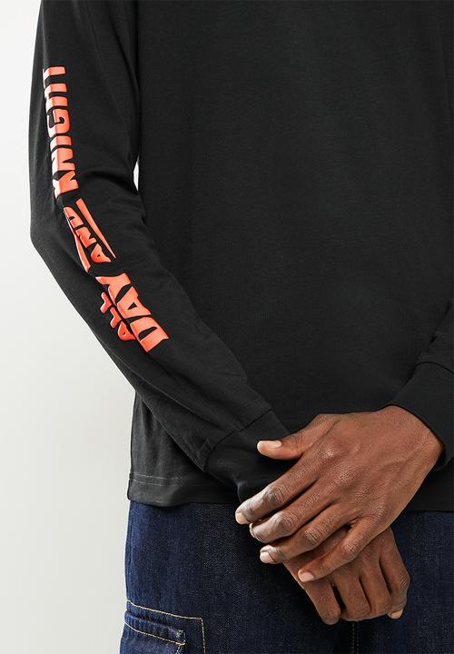 Diesel  - T-diegos-ls-k20 t-shirt- black