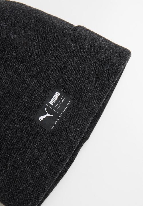PUMA - Archive heather beanie - black