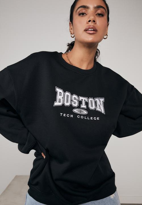 Factorie - Os graphic crew - black/boston tech