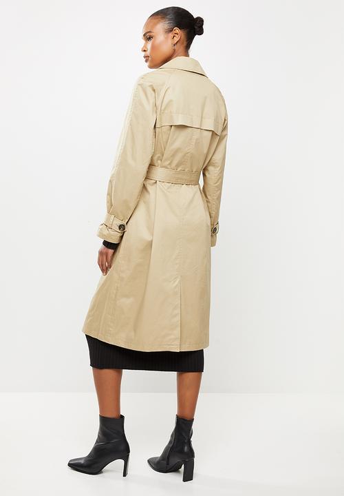 Vero Moda - Munich long trenchcoat - taupe