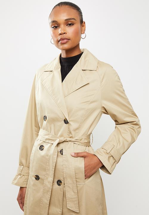 Vero Moda - Munich long trenchcoat - taupe