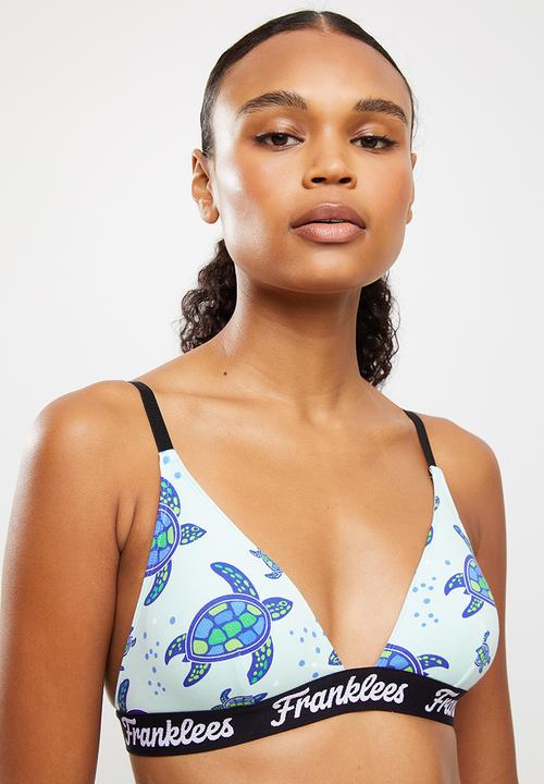 Franklees - Triangle bra - turquoise 