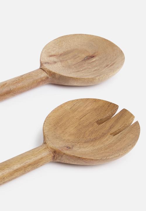 Sixth Floor - Dot wooden server set - natural