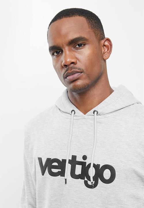 Vertigo - Mens Vertigo sweater pullover hoodie - grey